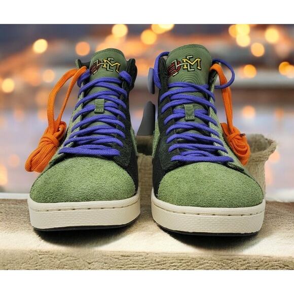 Converse Pro Leather Mid BHM Men’s 8 / Women’s 9.5 Green Sequoia 168273C - Picture 8 of 9